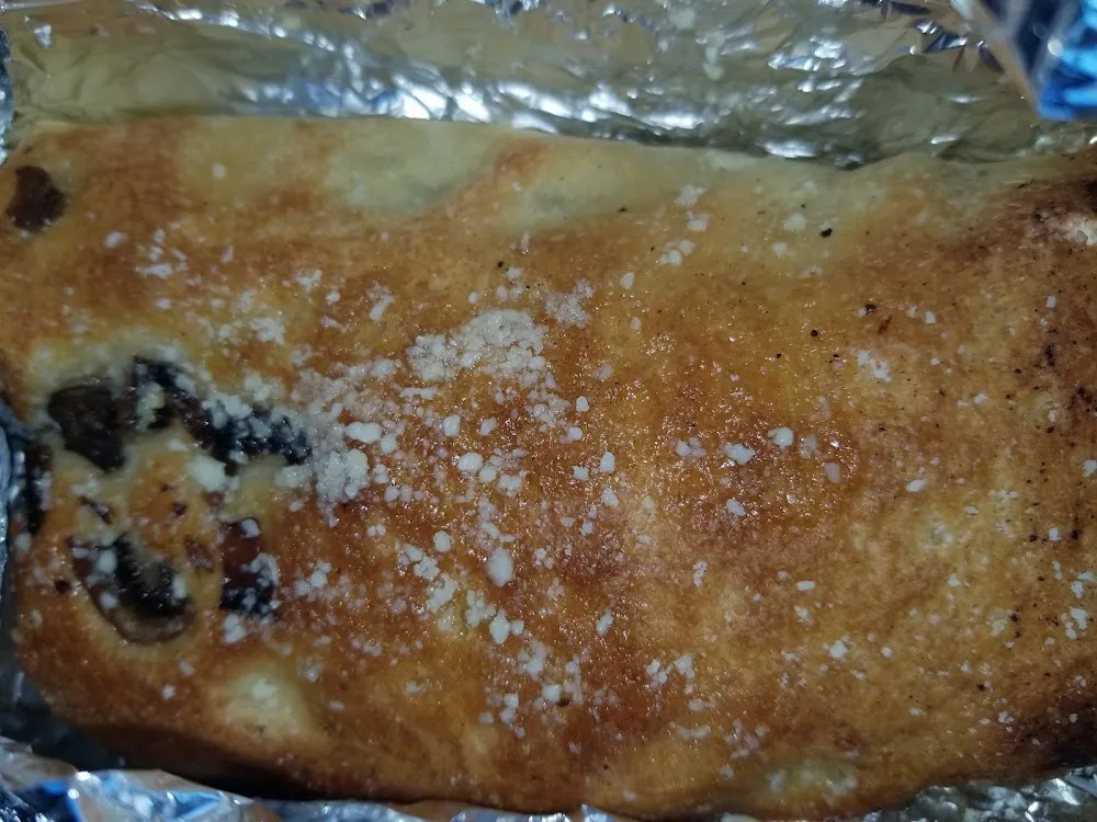 Mushroom and Steak Stromboli